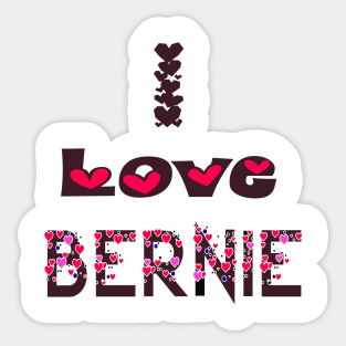 I Love Bernie Sticker